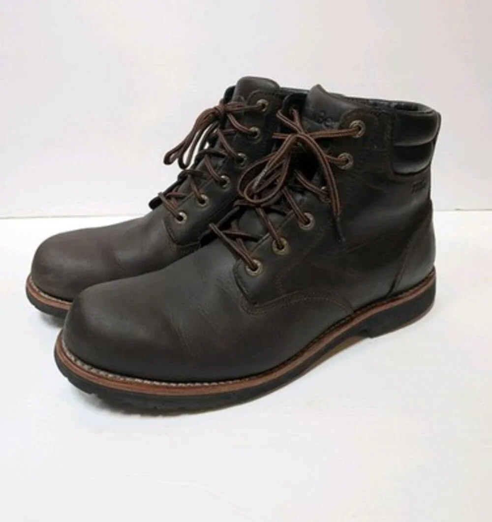 LL Bean Plain Toe Bucksport Leather Boots Men's 11 TEK 2.5 True Comfort 514176